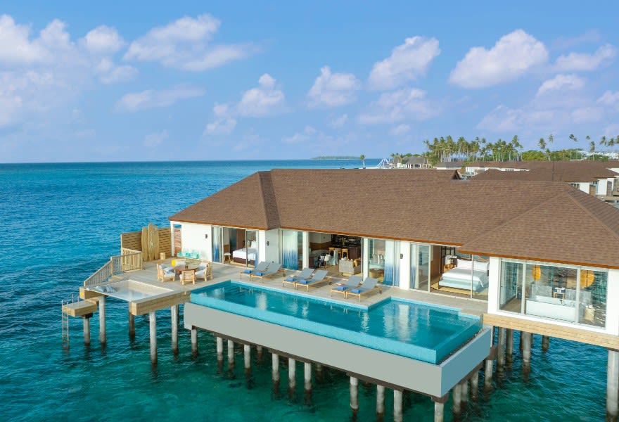 Three Bedroom Sunset Overwater Pool Residence photo 9